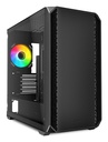 Case Sharkoon MK2 RGB Midi Tower Vetro Temperato Nero