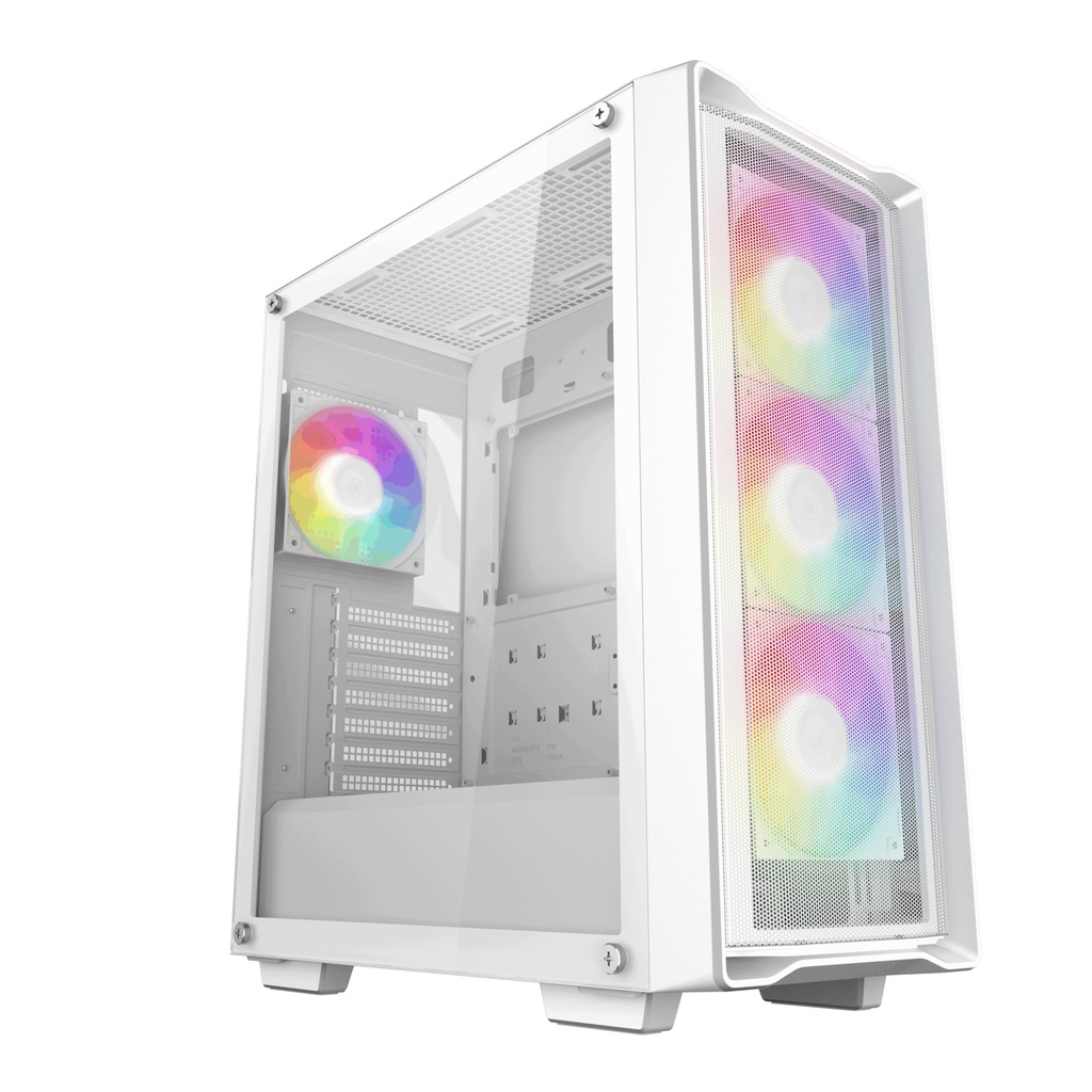 [R-CC560-WHAMA4-G-2] DeepCool CC560 MESH V2 WH Midi Tower Bianco