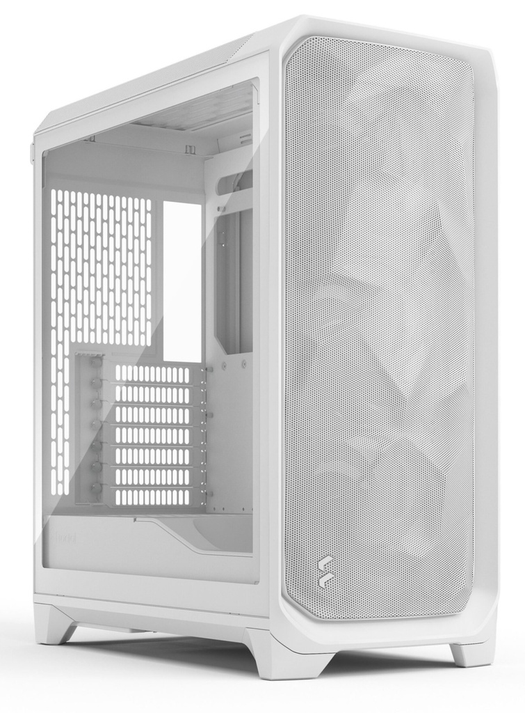Case Fractal Design Meshify 3 Clear Tint White Midi Tower