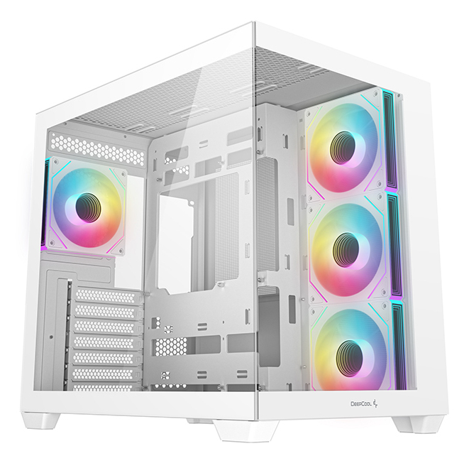 [R-CG530-WHADA4-G-1] DeepCool CG530 4F WH Midi Tower Bianco
