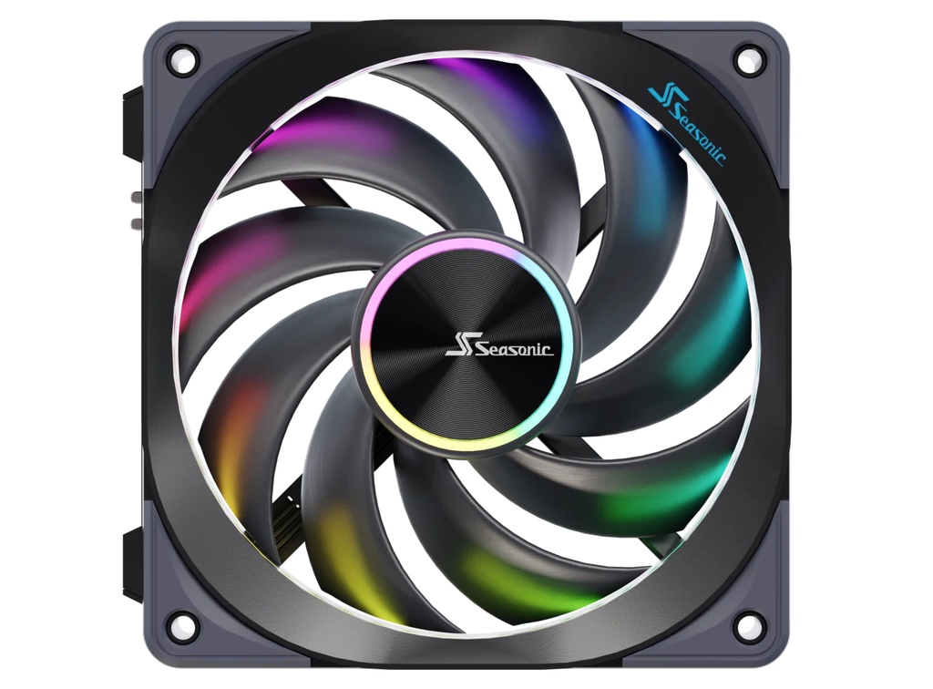 [MAGFLOW-ARGB-1] Seasonic MagFlow ARGB Case per computer Ventilatore 12 cm Nero 1 pz