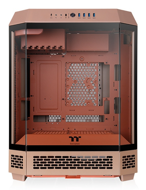 Case Thermaltake The Tower 600 Midi Tower Vetro Temperato Marrone