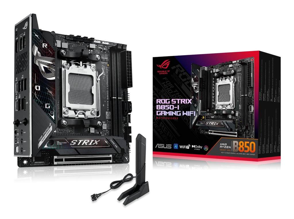 [90MB1K30-M0EAY0] Scheda Madre Asus ROG STRIX B850-I Gaming Wifi AM5 DDR5 MiniITX Nero