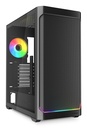 Case Sharkoon AK4W RGB Strip Midi Tower Vetro Temperato Nero