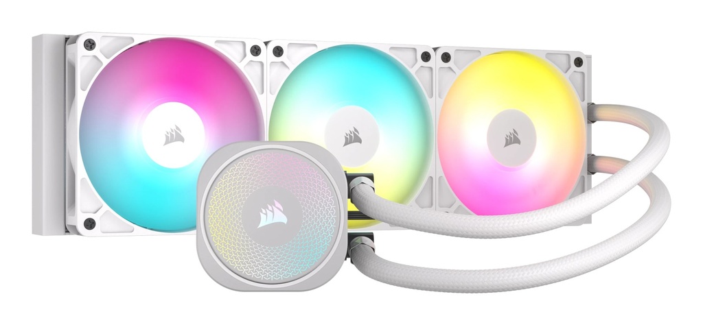 [CW-9060095-WW] Corsair Nautilus 360 RS ARGB Liquid Processore Raffreddatore di liquidi tutto in uno Bianco 1 pz