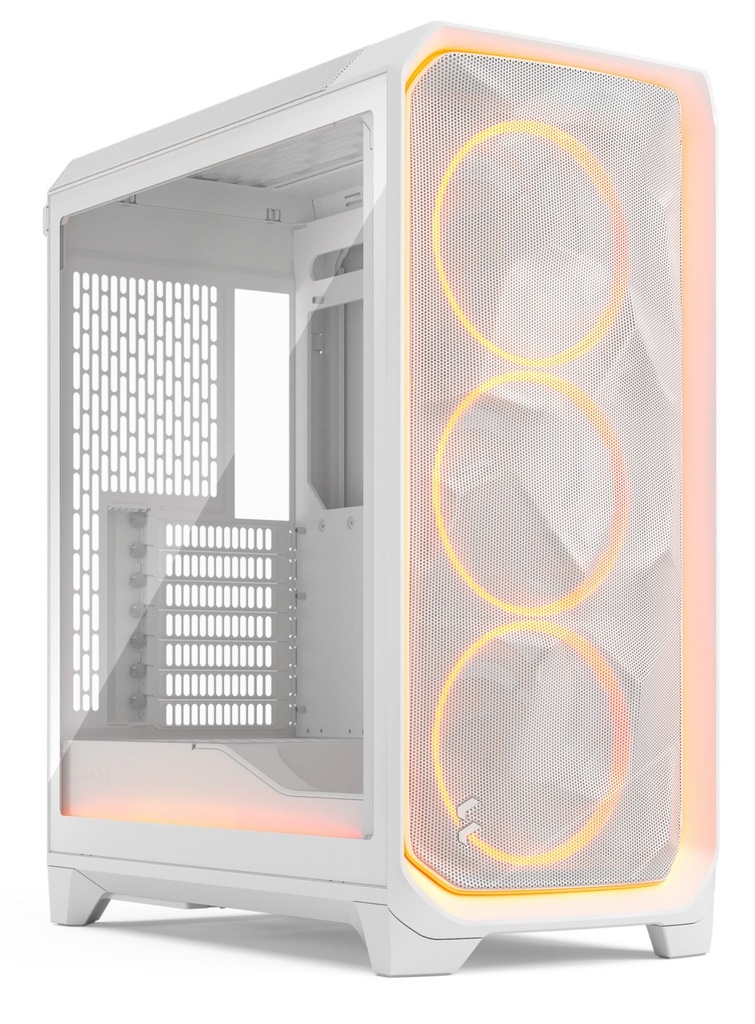 Case Fractal Design Meshify 3 Ambience Pro RGB Clear Tint White Midi Tower