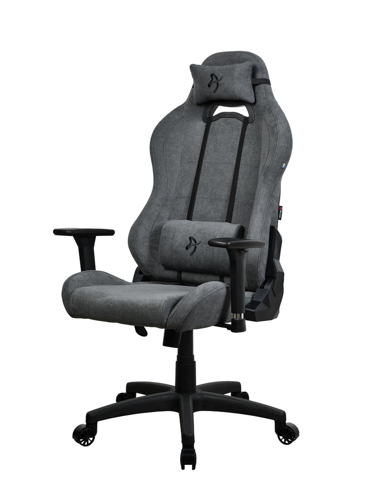 Sedia Da Gaming Arozzi Torretta Soft Fabric Grigio