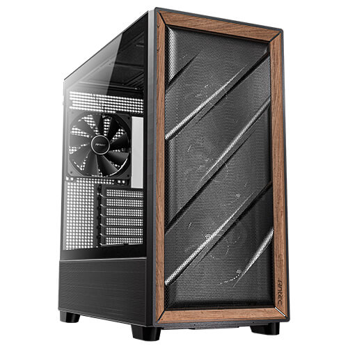 [0-761345-10133-2] Antec 0-761345-10133-2 computer case Midi Tower Nero, Legno
