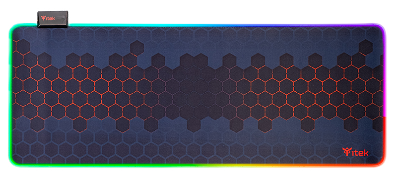 [ITMPE1RGBXXL] Gaming Mouse Pad RGB E1 - Materiale Premium- Antiscivolo- Massima Precisione- RGB con 12 modalità- 800x300x3mm