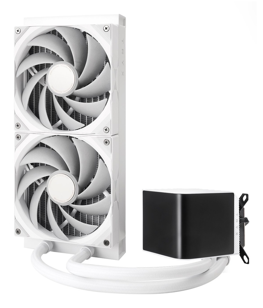 [L-P280N-DS2M-G0W] TRYX PANORAMA 280 Processore Kit di raffreddamento a liquido 14 cm Bianco 1 pz