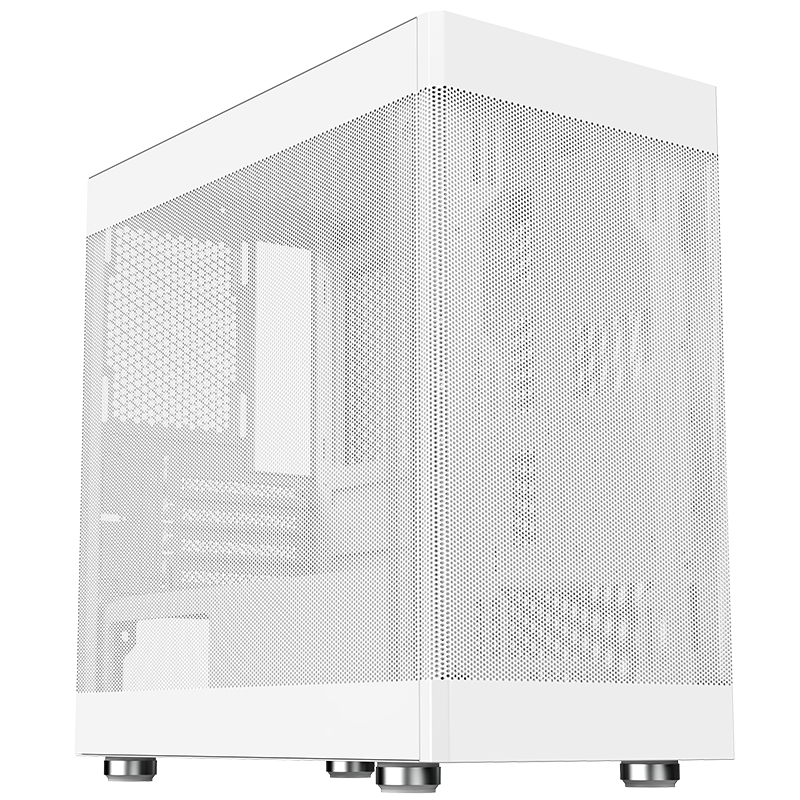 [ITGCAPM35W] Case PROMESH 35W - Gaming Office Mini Tower mATX- Type-C- 2xUSB3- 3 Lati MESH- White Edition