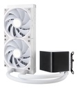 TRYX PANORAMA ARGB 240 Processore Kit di raffreddamento a liquido 12 cm Bianco 1 pz