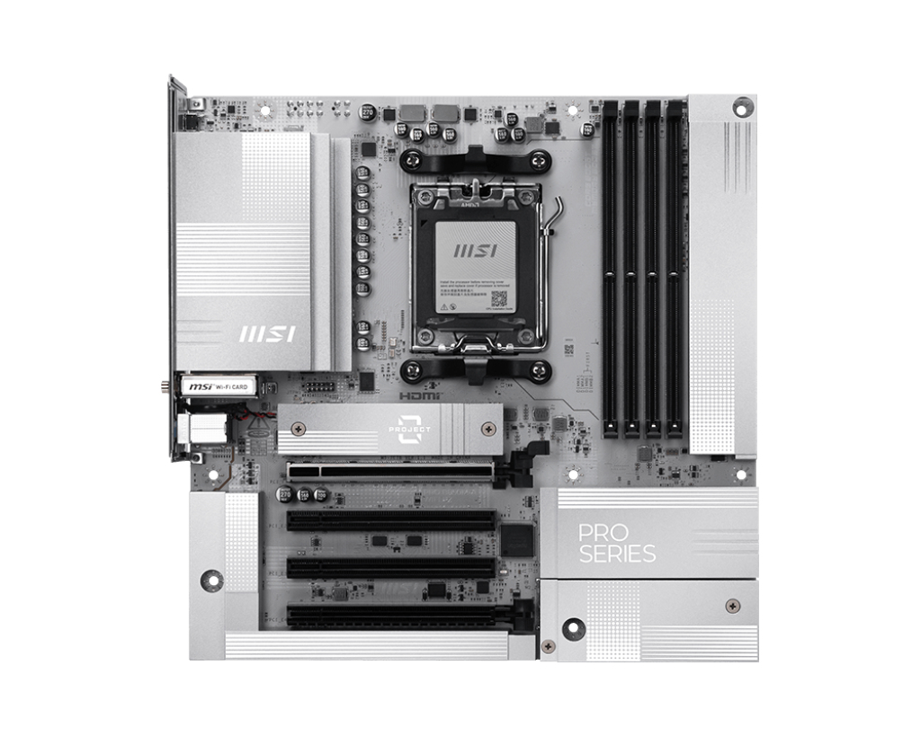 [7E78-001R] MSI AM5 PRO B850M-A WIFI PZ M-ATX AMD B850 Socket AM5 micro ATX