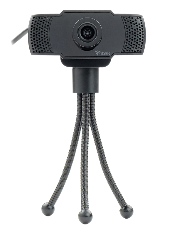 [ITWW300] Webcam con Microfono W300 - Full HD- 30FPS- USB- treppiede