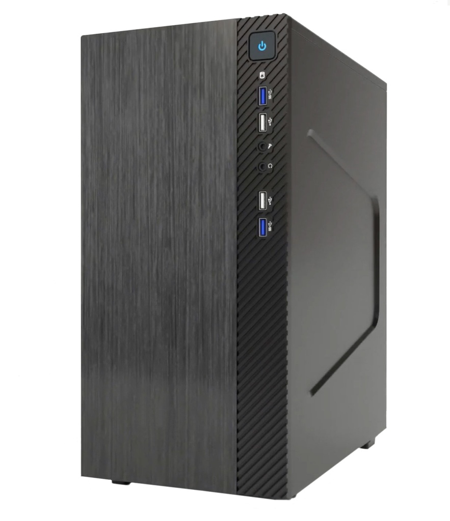 [ITOCSCB122] Case SMALLCOM-B - Mini Tower- mATX- 2xUSB3- 2XUSB2- Brushed