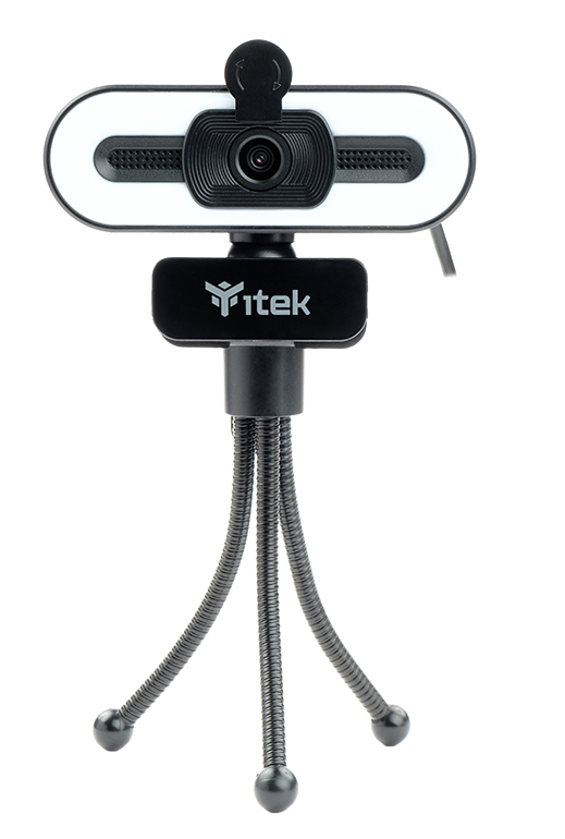 [ITWW401L] Webcam con Microfono W401L - Full HD- 30FPS- Luce LED 3 mode- USB- treppiede