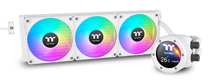 [CL-W426-PL12SW-A] Thermaltake TH360 V2 Ultra EX ARGB Processore Raffreddatore di liquidi tutto in uno 12 cm Bianco 1 pz