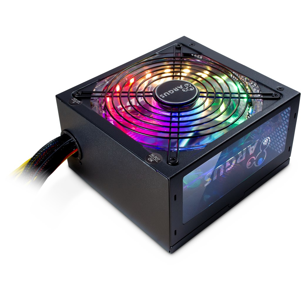 [88882192] Inter-Tech Argus RGB-500W II alimentatore per computer 20+4 pin ATX Nero