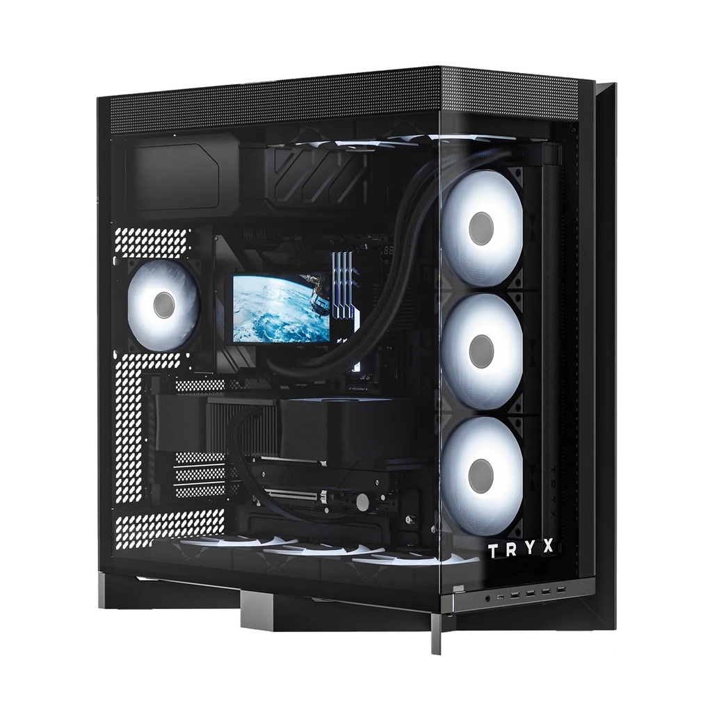 [C-L700N-NN0H-G0K] Case TRYX LUCA L70 Midi Tower E-ATX Vetro Temperato Nero