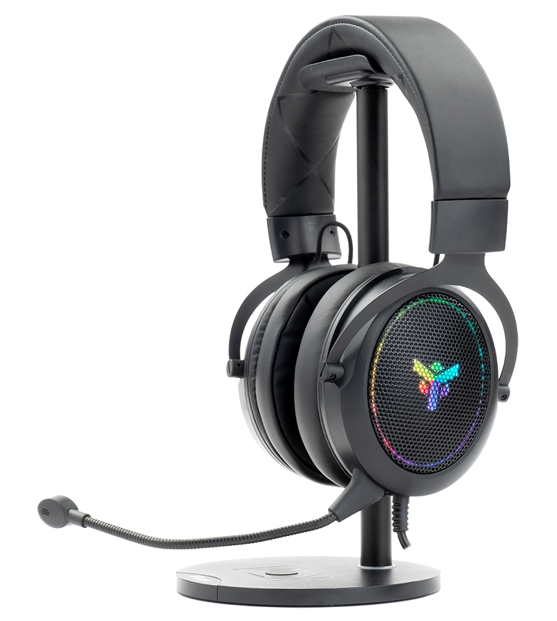 [ITHGH500] Cuffie Gaming H500 - 7.1 Virtuale- Contr. Volume- RGB LED- USB- Mic removibile- (stand non incluso)