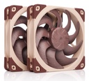 Noctua NF-A12X25 G2 PWM SX2-PP sistema di raffreddamento per computer Case per computer Ventilatore 12 cm Beige 2 pz