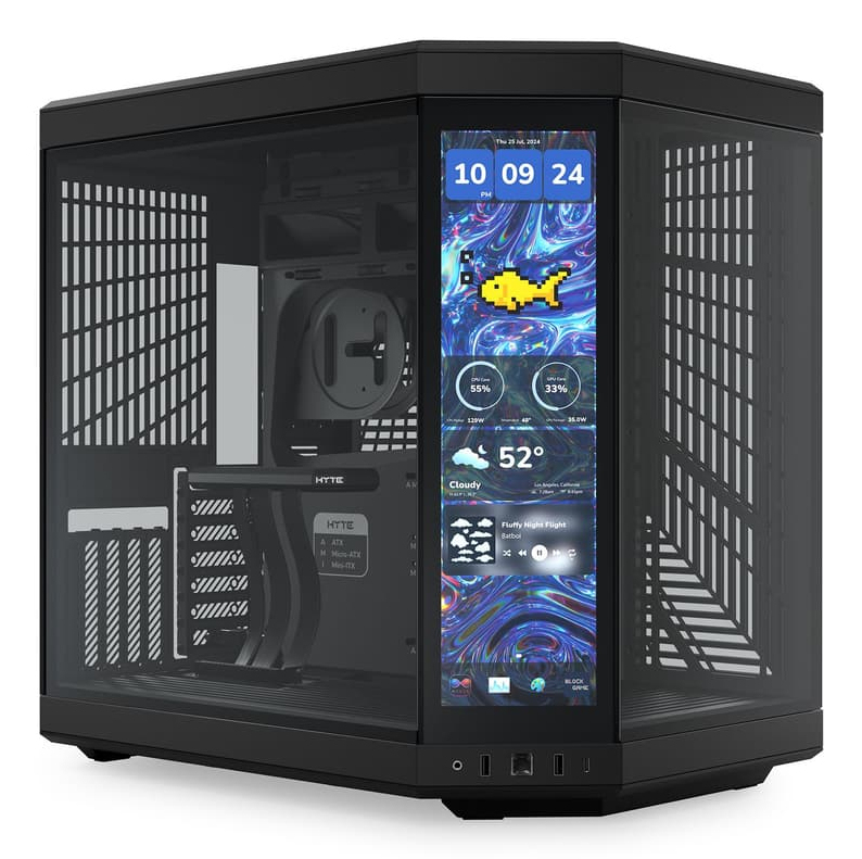 Case Hyte Y70 Touch Infinite Midi Tower Vetro Temperato Nero