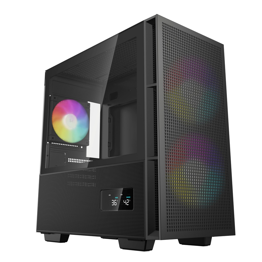 Case DeepCool CH360 DIGITAL Micro Tower Nero