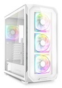 Case SHARKOON AK5G RGB Midi Tower ATX Vetro Temperato Bianco