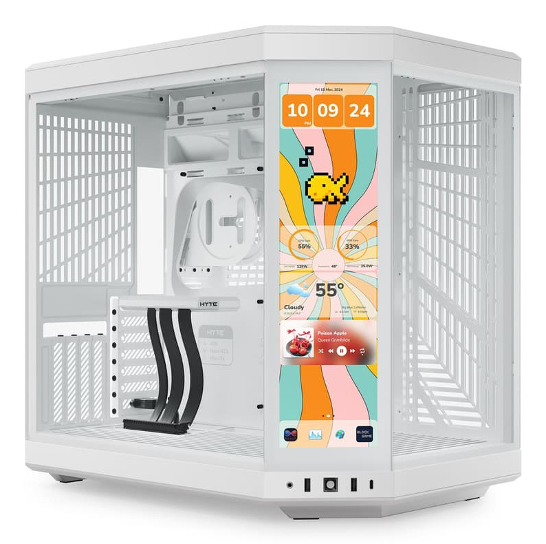 Case Hyte Y70 Touch Infinite Mifi Tower Vetro Temperato Bianco