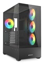 Case AK6 RGB Black Vetro Temperato Nero