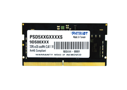 Patriot Memory Signature Line PSD532G48002S memoria 32 GB 1 x 32 GB DDR5 262-pin SO-DIMM