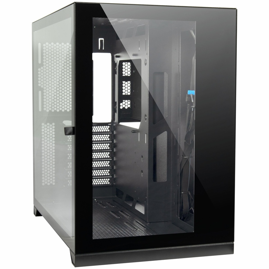 [88881364] Case Inter-Tech C-703 Vision Midi Towe Vetro Temperato Nero