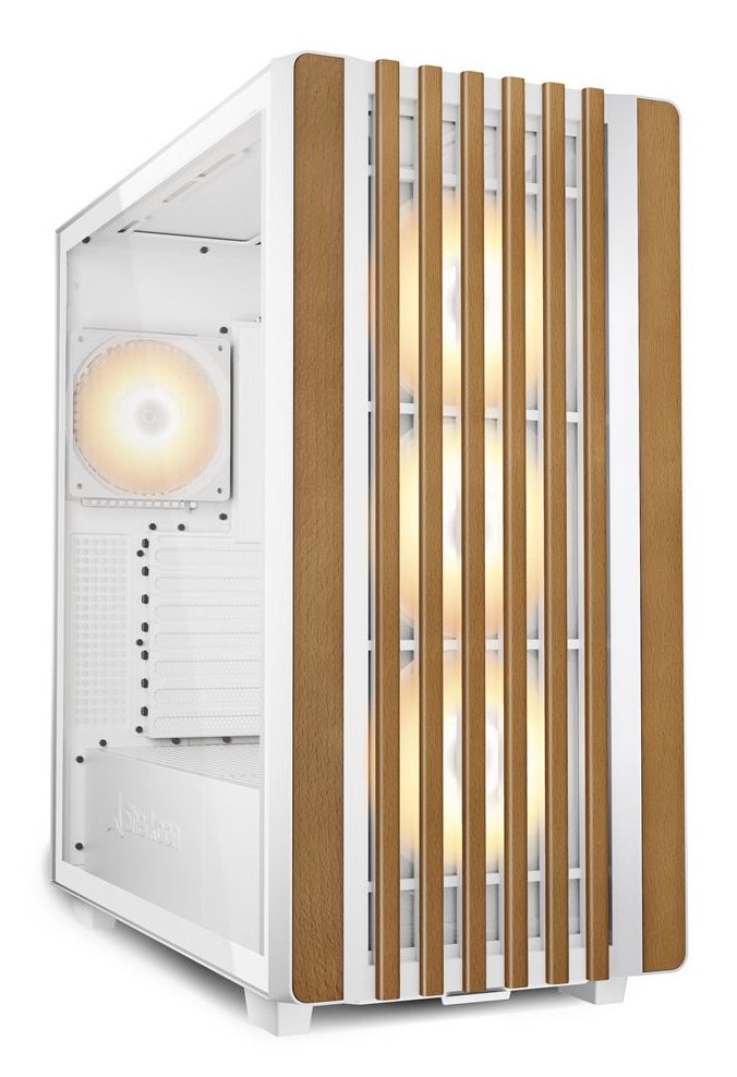 Case Sharkoon Rebel C70G RGB Midi Tower Vetro Temperato Bianco