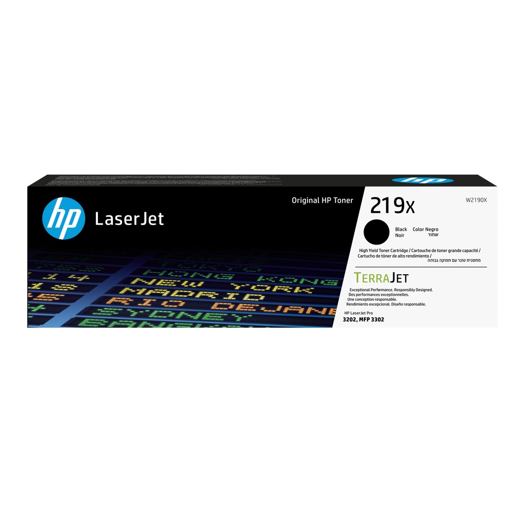 [W2190X] HP Cartuccia toner originale ad alta capacità LaserJet 219X nero