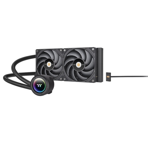 [CL-W418-PL00BL-A] Thermaltake CL-W418-PL00BL-A sistema di raffreddamento per computer Raffreddatore di liquidi tutto in uno 12 cm Nero 1 pz