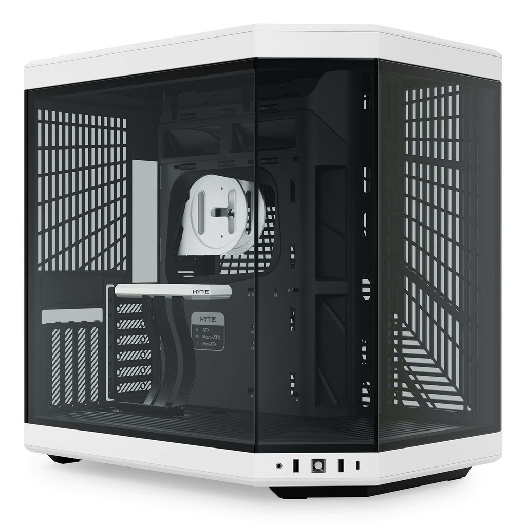 [CS-HYTE-Y70-BW] HYTE Y70 Midi Tower Nero, Bianco