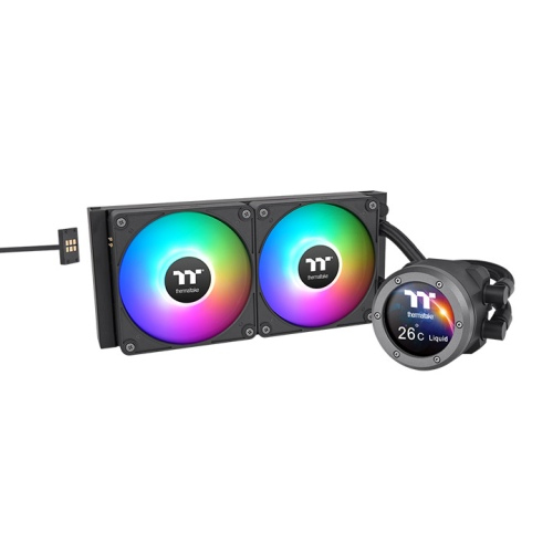 [CL-W415-PL12SW-A] Thermaltake CL-W416-PL14SW-A sistema di raffreddamento per computer Case per computer, Processore Raffreddatore di liquidi tutto in uno 14 cm Nero 1 pz