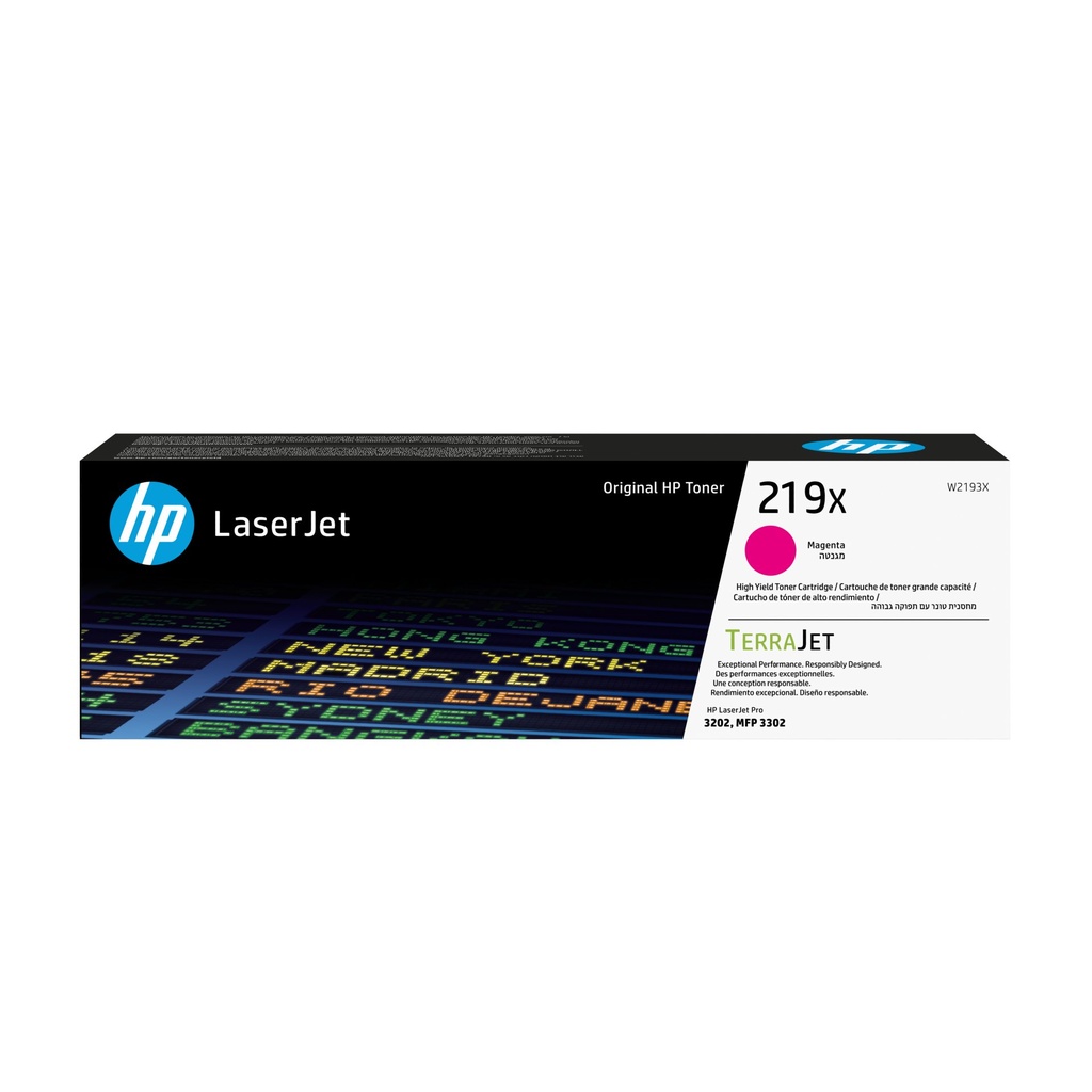 [W2193X] HP Cartuccia toner originale ad alta capacità LaserJet 219X magenta
