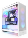 Case NZXT H7 Flow 2024 RGB Midi Tower Vetro Temperato Bianco