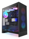 Case NZXT H7 Flow 2024 RGB Midi Tower Vetro Temperato Nero