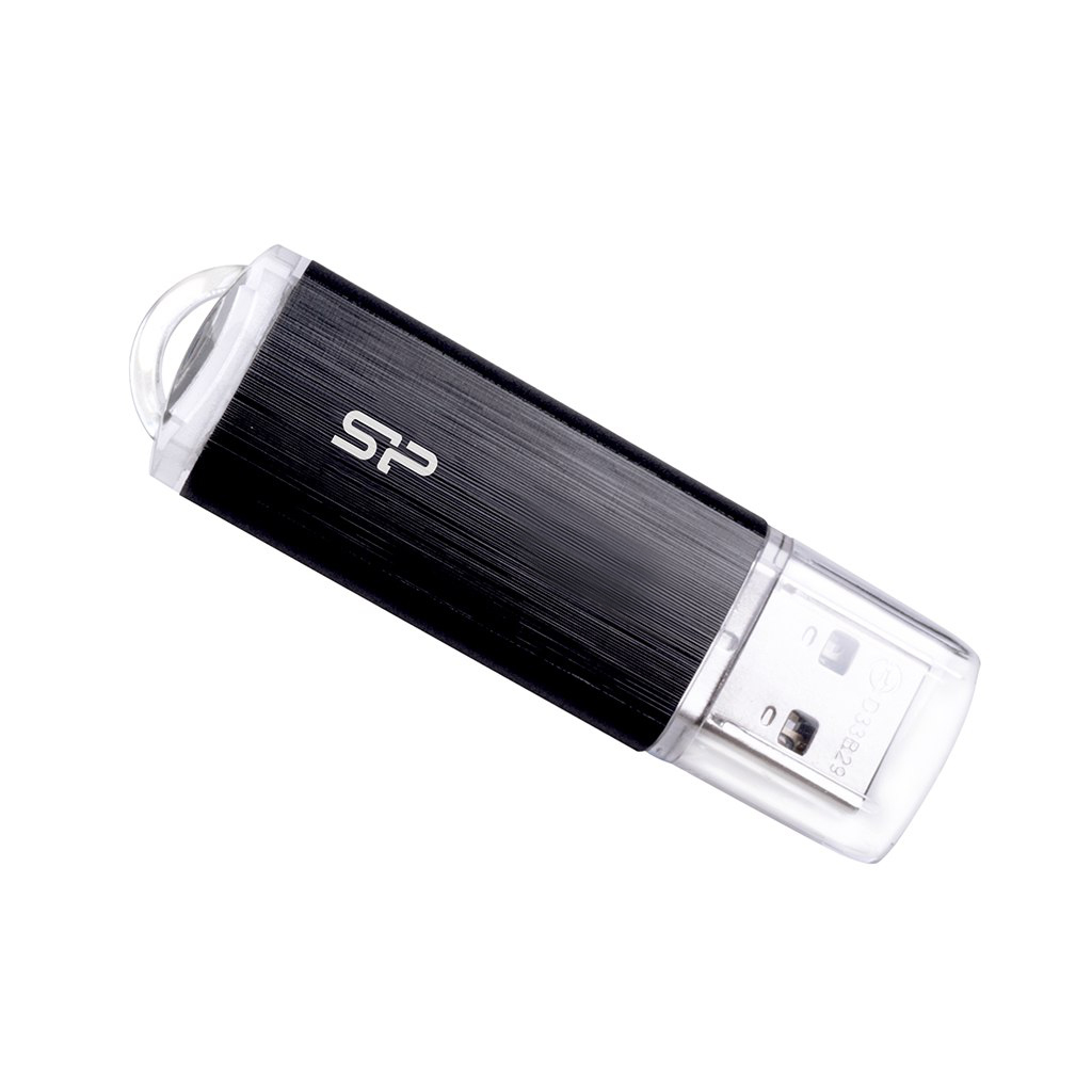 [SP008GBUF2U02V1K] Silicon Power Ultima U02 unità flash USB 8 GB USB tipo A 2.0 Nero, Trasparente