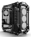 Case Alphacool Apex Pro Skeleton Midi Tower ATX Piastra Distro Carbonio Vetro Temperato