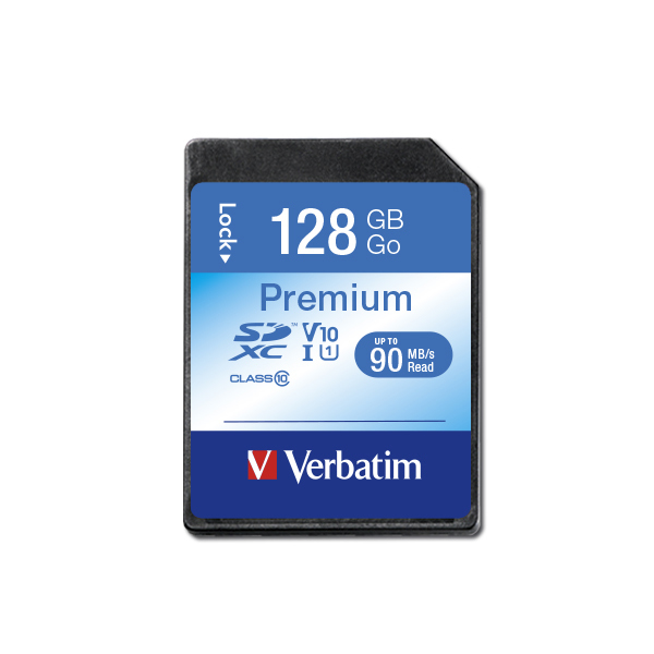 [44025] Verbatim Premium 128 GB SDXC Classe 10
