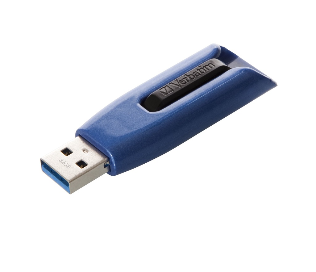 [49806] Verbatim V3 MAX - Memoria USB 3.0 da 32 GB - Blu