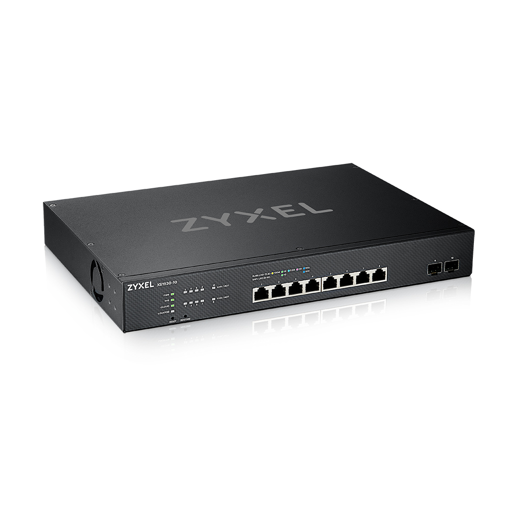 [XS1930-10-ZZ0101F] Zyxel XS1930-10-ZZ0101F switch di rete Gestito L3 10G Ethernet (100/1000/10000) Nero