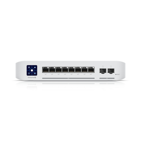 [USW-Enterprise-8-PO] Ubiquiti UniFi Enterprise 8 PoE Gestito L3 2.5G Ethernet (100/1000/2500) Supporto Power over Ethernet (PoE) Acciaio inox