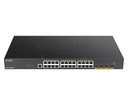 D-Link DGS-1250-28XMP Gestito L3 Gigabit Ethernet (10/100/1000) Supporto Power over Ethernet (PoE) Nero