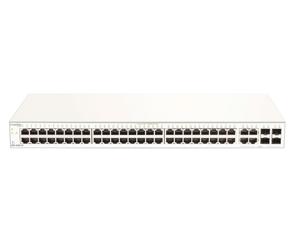 [DBS-2000-52] D-Link DBS-2000-52 switch di rete Gestito L2 Gigabit Ethernet (10/100/1000) Grigio