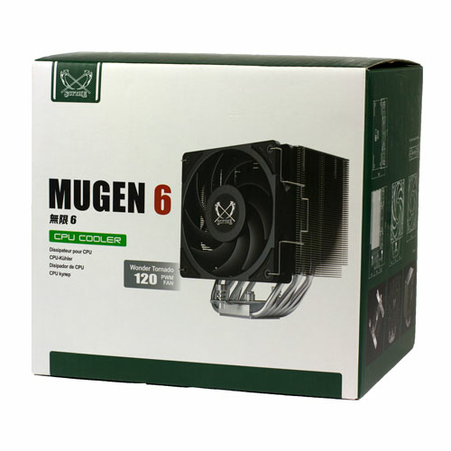 [SCMG-6000] Scythe Mugen 6 Processore Ventilatore 12 cm Nero, Argento