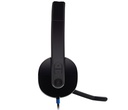 Logitech 981-000480 cuffia e auricolare Cablato A Padiglione Ufficio USB tipo A Nero
